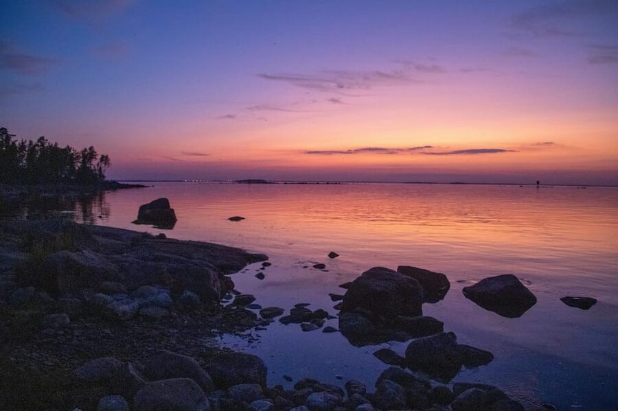 Sunset in the archipelago from Helsinki - Practical tips for a better evening
