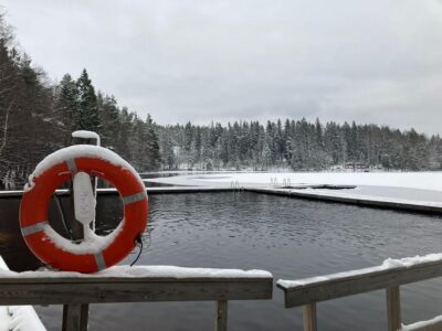 Traditional smoke sauna experience and national park visit