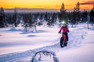 Winter afternoon group Ride in Saariselkä