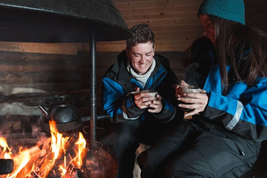 Ylläs: Snowmobile Adventure with Ice Fishing - The 35 to 40 km snowmobile route